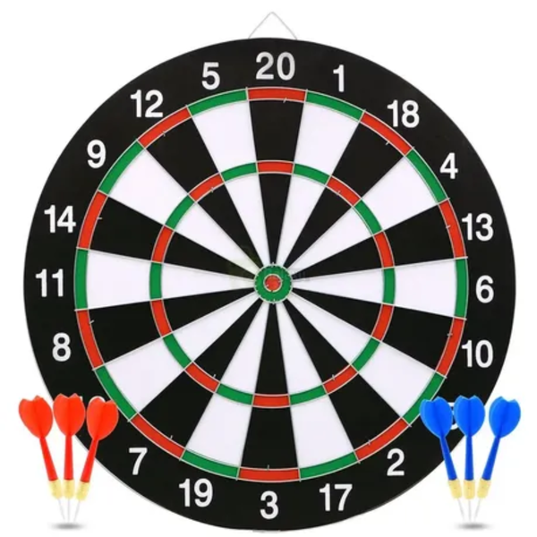 Dart Board - 6-Darts Fun Game