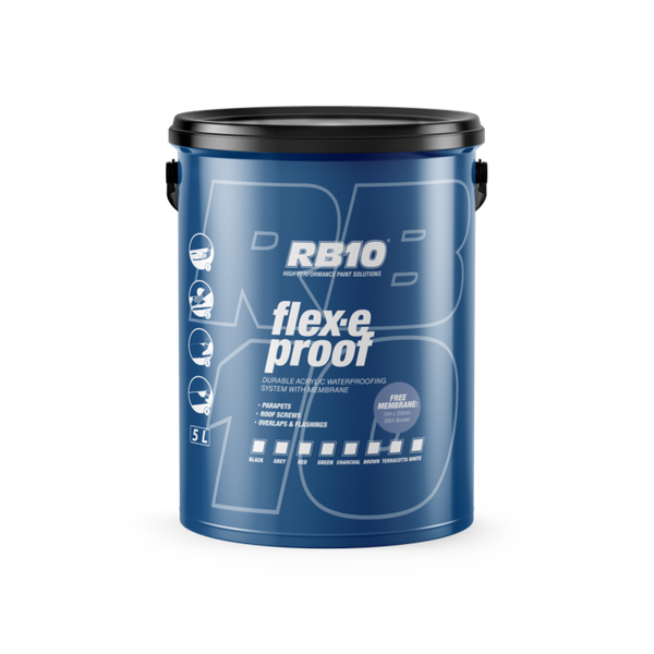 Promac Roof Paints - Flex-E Proof Acrylic 5L - Red