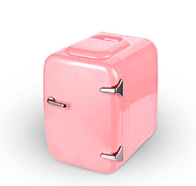 BD - Mini 4lt Cosmetic Fridge - Retro Pink - For Serums, Creams &amp; Masks etc