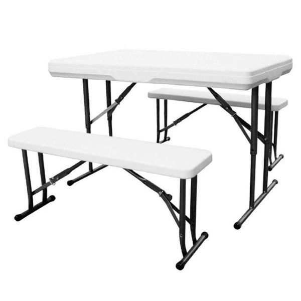 Kaufmann - Table &amp; Bench 3 Piece Picnic Set