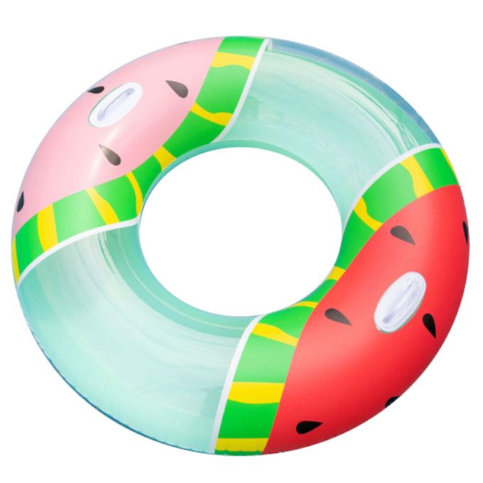 Olive Tree - Inflatable Swim Ring Floaty Watermelon Toy with Handles ...