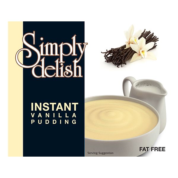 Simply Delish - Instant Pudding - Vanilla - 6 Pack