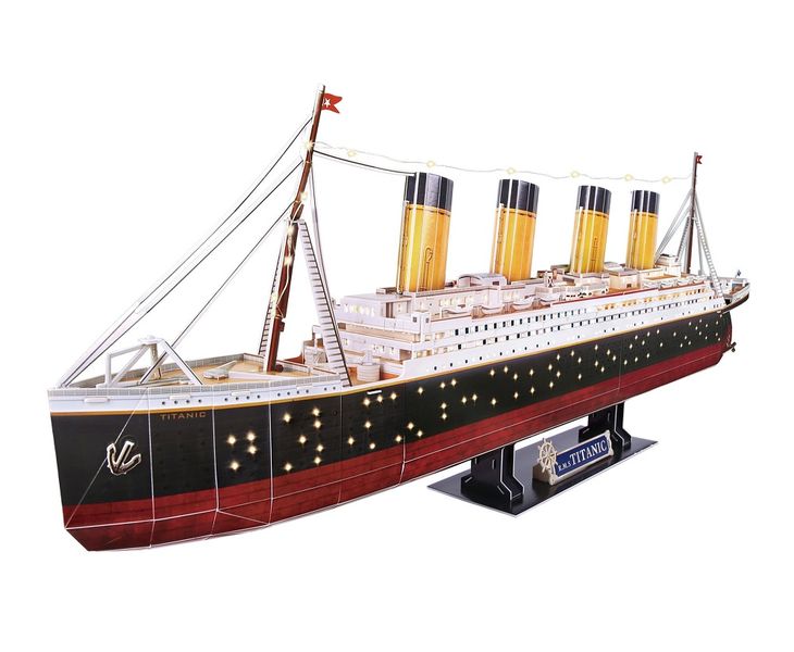 Cubic Fun Titanic 266pcs with LED Unit