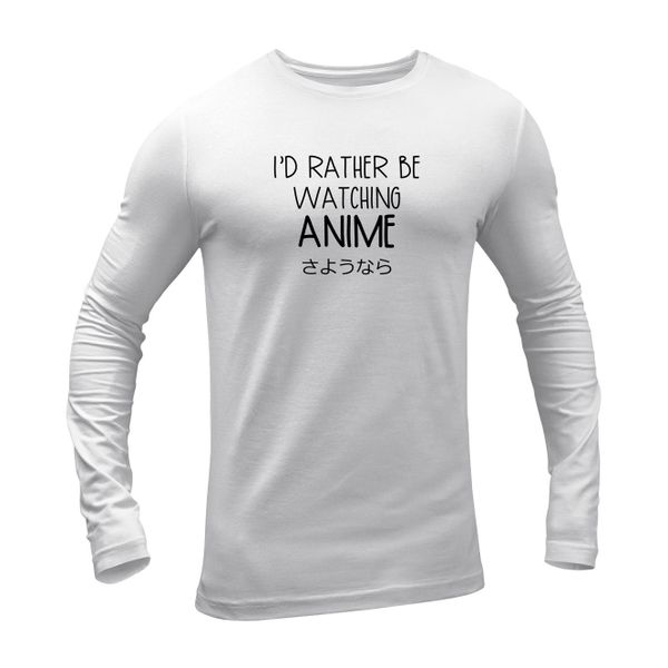 JuiceBubble Watching Anime Mens Long Sleeve Shirt