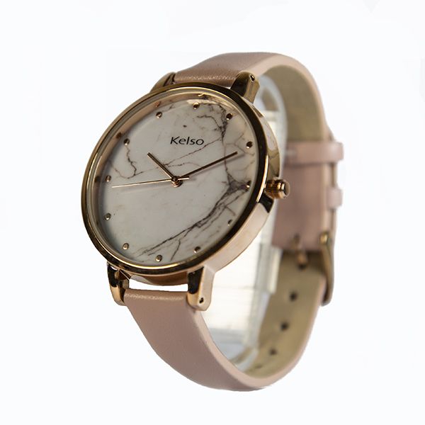 Kelso Ladies Leather Dress Watch - Pink KYF004-02