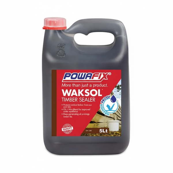 Powafix 5 Liter Wood Varnish - Durable Timber Sealer