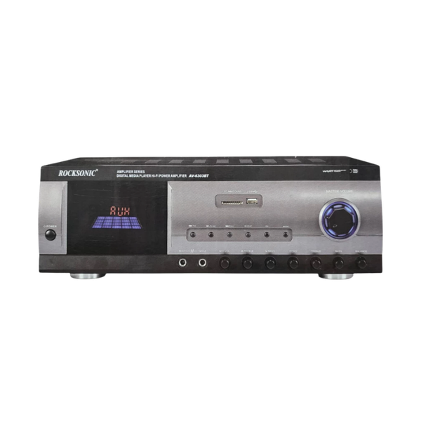 Rocksonic AV-6303BT Professional Hi-Fi Bluetooth Power Amplifier