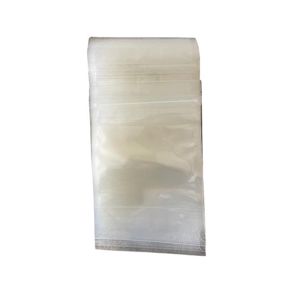 Resealable Crystal Clear Gusset Bags / Standup Pouch Bags Pack of 100