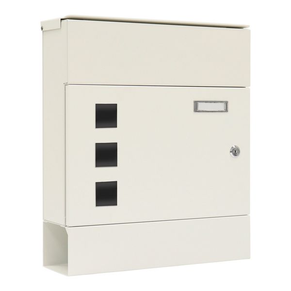 Rottner Globe White Letterbox