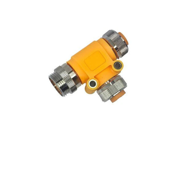 XY-906-UTP-312-ECN: 7/8" 4-Pole "T" Distribution Adapter for Power/Data