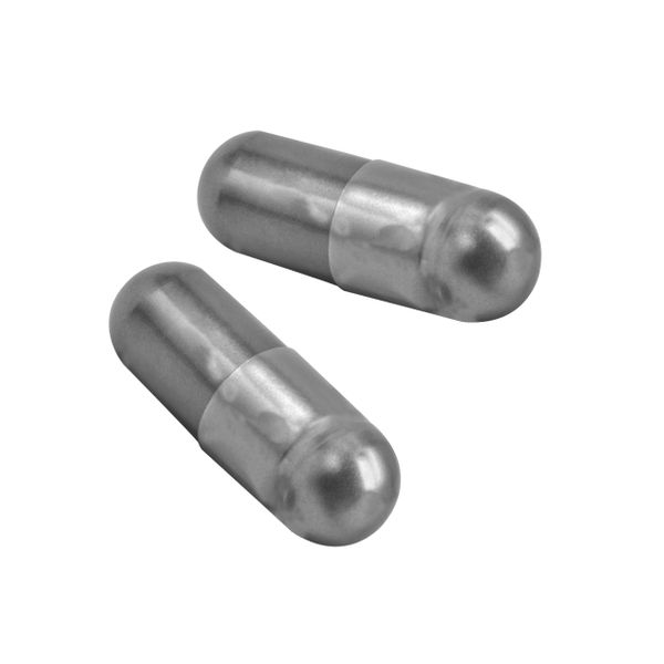 1000 Size 0 Empty Gel Capsules (Pearl Silver) - CheekyMoo