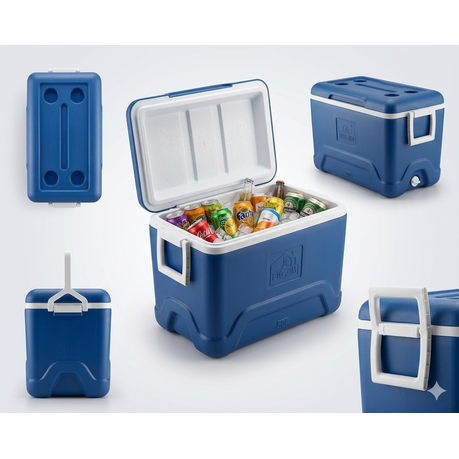 Big Jim 50L Cooler Box - Large Insulated Ice Chest (Blue) | Shop