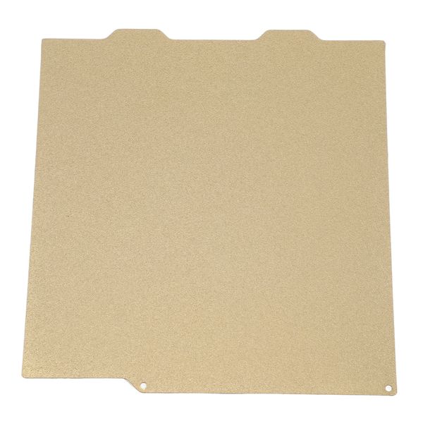 3D Printer Build Plate - 184x197mm Gold PEI Steel
