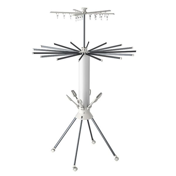 ALANES Foldable 2 Tier Clothes Drying Rack for Laundry Bedroom