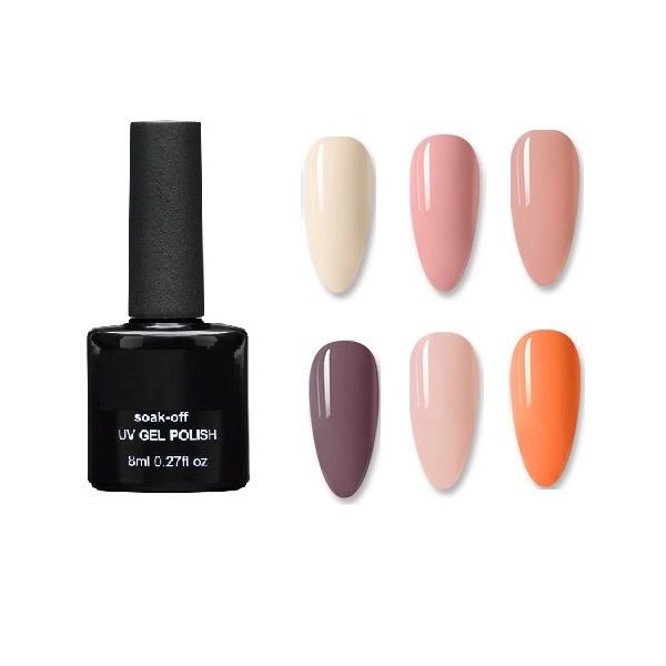 Nail UV Gel Polish 6 Colour - Set C