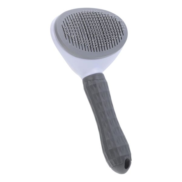 Cat Brush, Dog Brush, Pet Grooming Brush, Pet Massaging Tool - Grey