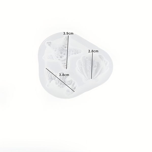 Silicone Mould - Starfish and Shell for Resin/Epoxy