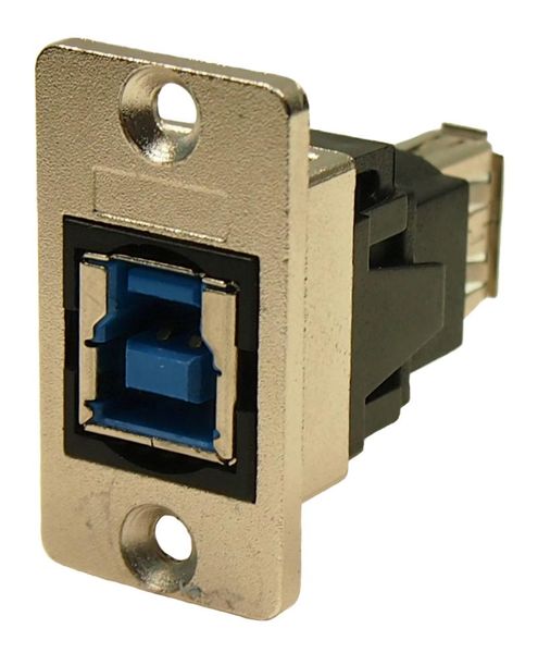 Cliff Electronic (CP30606NM) USB Type B Receptacle, USB Type A