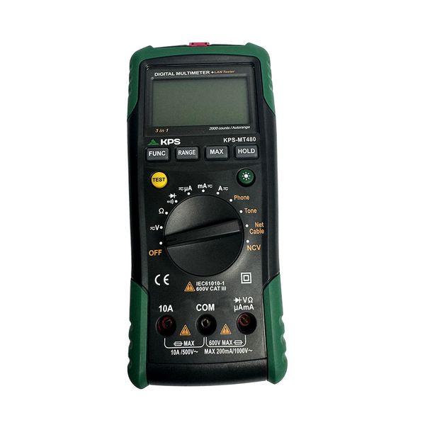 KPS - Dmm With Lan/ Telephone Cable Test 10a/600v/res