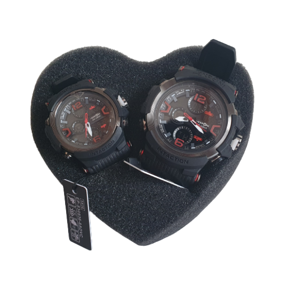 Exponi - Men's Watch - Black/Red
