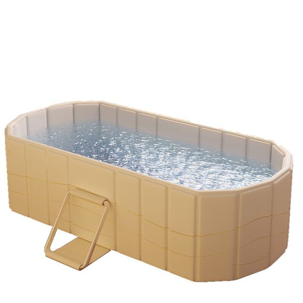 48" Or 59" Portable Bathtub Bathroom SPA Inflation-free Foldable Bathtub