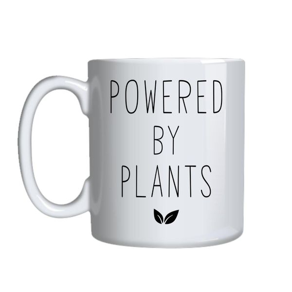 Powered By Plants Mug Gift Idea 133