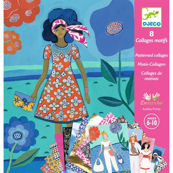 Djeco Fashion Fold-Card Craft Kit - WAX Trend
