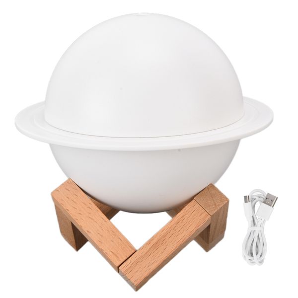 Saturn USB Humidifier - 3-color LED night light