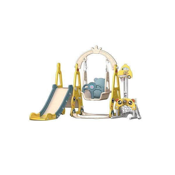 Freestanding Climber Set-Blue &amp; Yellow image