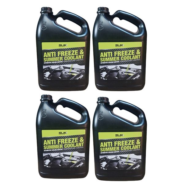 SLIKK Antifreeze &amp; Summer Coolant 5 Litre ( 4 Pack )