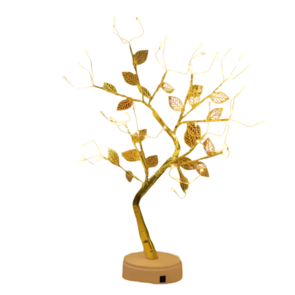 Golden Luminous Enchantment LED Tree - 72 Warm White LEDs