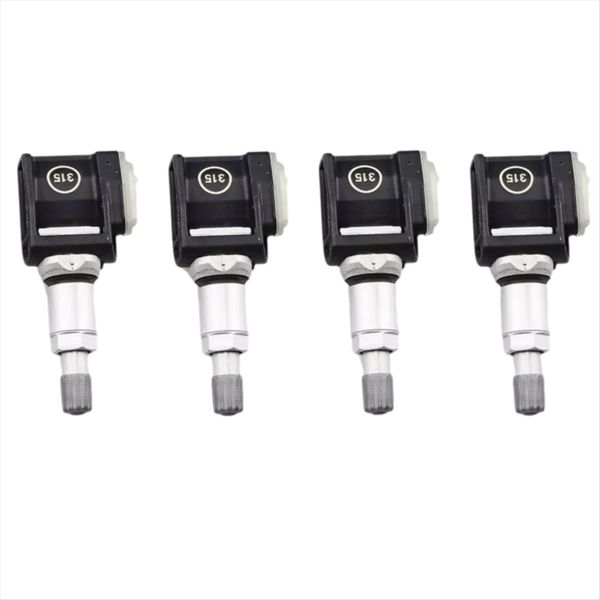 4 Pcs Tire Pressure Sensor 315Mhz Tpms for 530E Sedan Compatible with Bmw