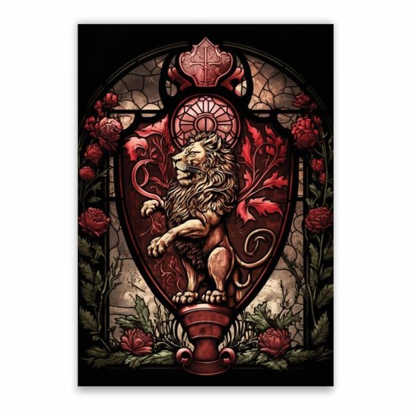 Gryffindor Emblem Decorative - A1 Poster