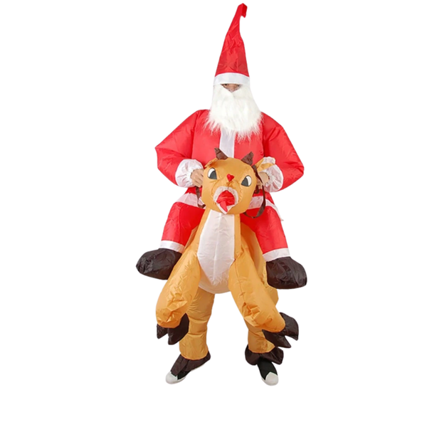 Adult Santa Claus Inflatable Costume Cosplay Christmas Animal Anime