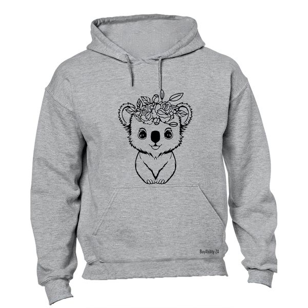 Floral Koala - Hoodie