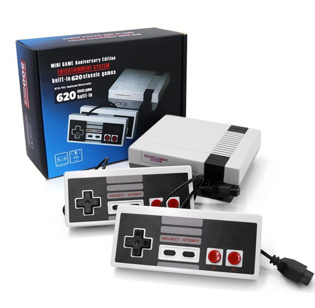 Classic 8-Bit TV Gaming Console w/ 2 Controllers &amp; 620 Classic Games