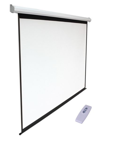 Electric 84'' Projector Screen with Remote