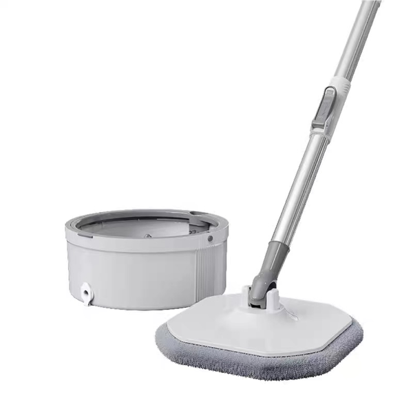 Spin Mop and Bucket with Wringer Set for Home Wet&amp;Dry Cleaning 2 Mop Pads