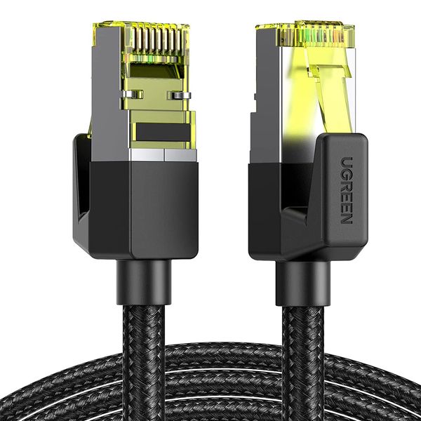 UGreen 30793 CAT7 FTP Braided Pure-Copper 20m Cab-BK