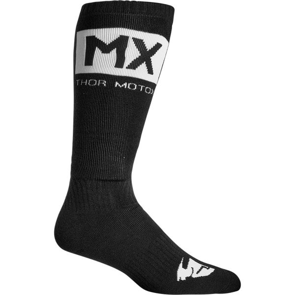 Thor Mx Black &amp; White Socks image