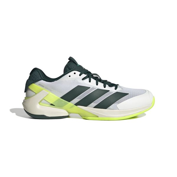 adidas Men's Adizero Ubersonic 5 Tennis Shoes - White/Aurora Ivy/Lemon