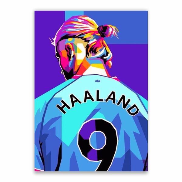 Haaland 9 Poster - A1