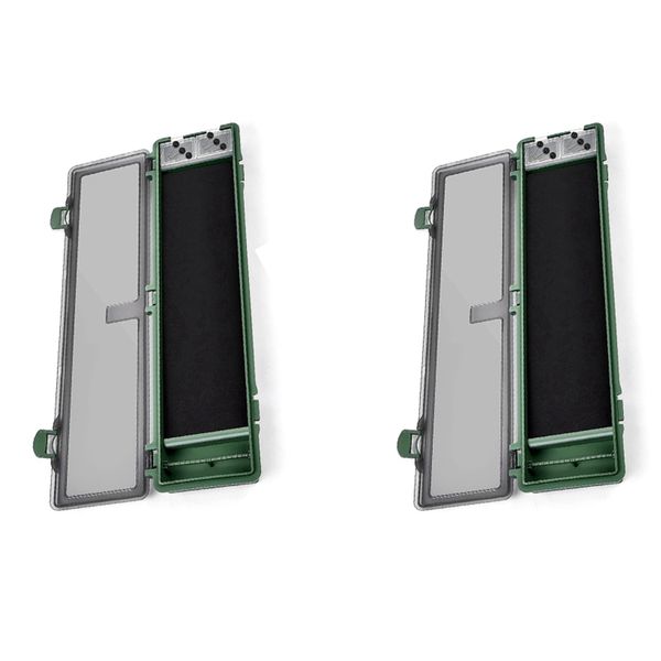 2X Carp Rig Box With Fish Hook Rig Board With Pins For Fishing