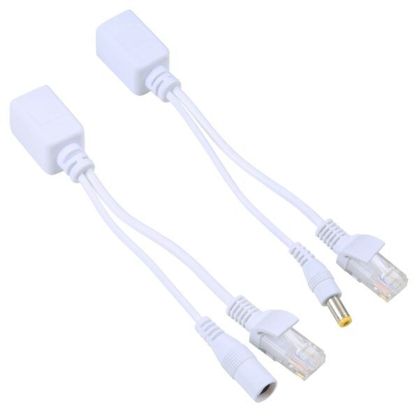 POE Cable Splitter + Injector Set 2Pcs