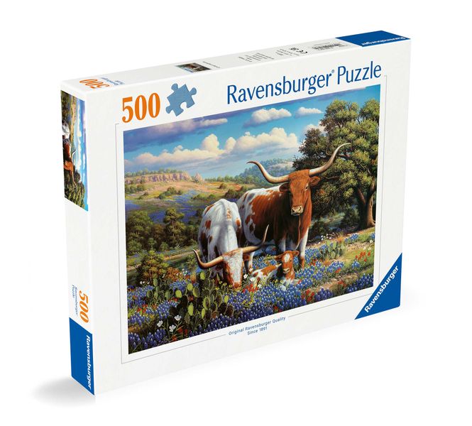 Ravensburger 500Piece Puzzle Loving Longhorns