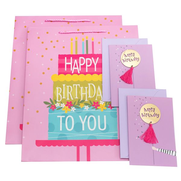 Happy Birthday Celebration Card and Gift Bags - Mood Sparkles Sensory