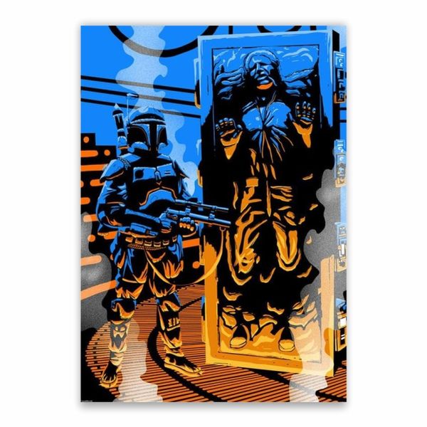 Han Solo Captured Poster - A1