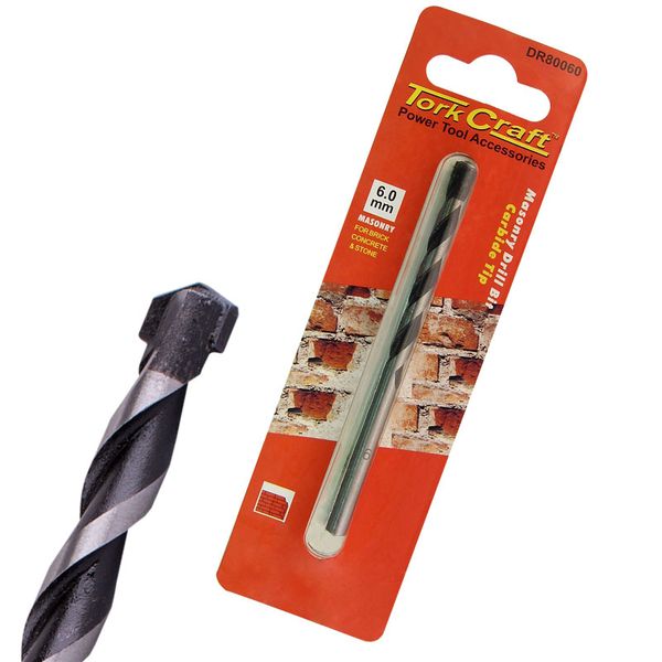 Drill Bit Masonry/Concrete 6.0Mm 1/Card