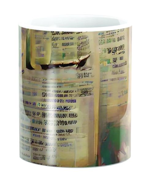 Pepperst Mug -Abstract Colourful Scripture Inspi image