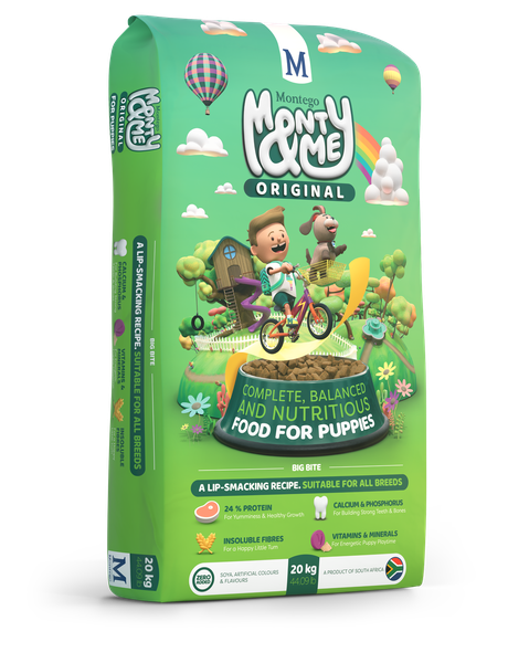 Montego Monty &amp; Me - Large Bite Puppy Food - 20 kg